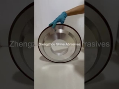 3A1 Roda de diamante de ligação de resina de 500 mm para moagem de materiais de carburo de HVOF