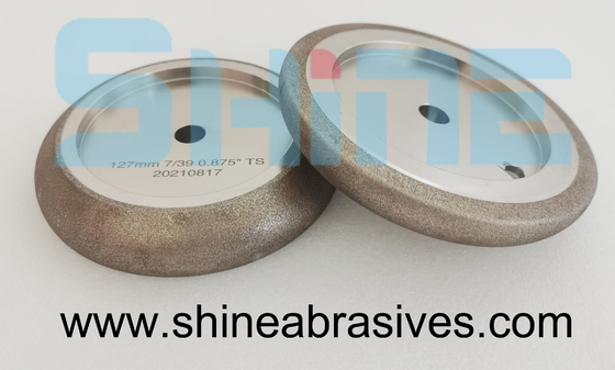 Roda de moedura revestida de alta qualidade do CBN Diamond Grinding Wheel Electroplated Cbn para a serra da faixa