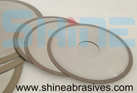 100 mm 1A1R Resina Bond Diamond Cutting Wheel para quartzo de vidro de carburo