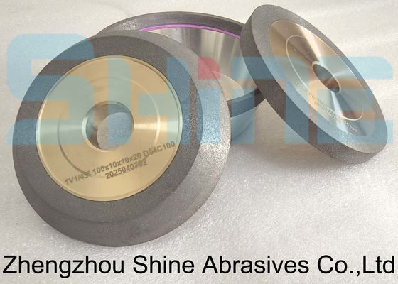 1V1 Rodas CNC de ligação híbrida de diamante concebidas para brocas de carburo