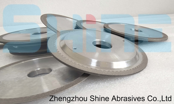 Roda de moagem de diamantes de ligação metálica para moagem de borda de wafer de silício