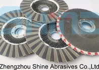 Disco e roda de flap de diamante eletroplacado para cerâmica de vidro de pedra