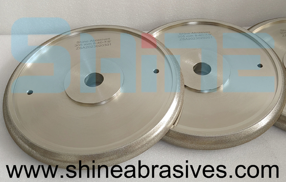 as rodas de moedura do CBN 1A1 de 305mm galvanizaram as lâminas de Diamond Tools For Band Saw