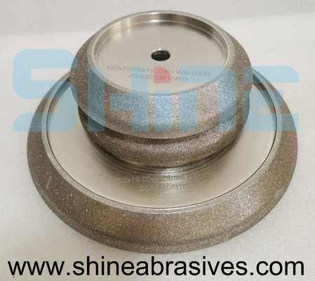 As rodas de moedura galvanizadas do CBN do diamante brilham abrasivos 200mm para as lâminas de serra da faixa