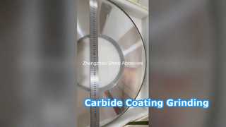 Discos diamantados grandes Shine Abarsives 1A1 para retificação de superfícies com revestimento de metal duro