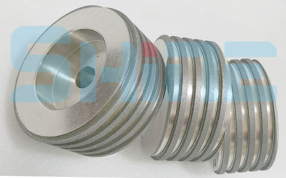 Linha que rola o CBN que aponta o dente reto 320# 200mm da reticulação trapezoidalmente da roda