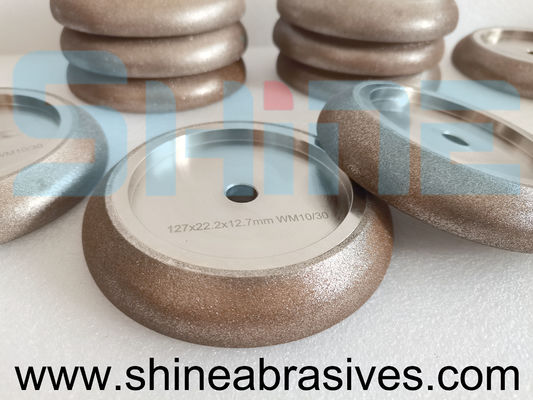 CBN de lustro que aponta o moedor Band Saw Blade Diamond Grinding Discs da roda 1A1