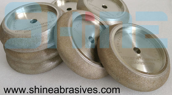 6inch Diamond Borazon que o CBN revestiu a roda de moedura para a faixa da lâmina da serração viu