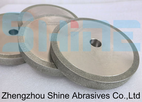 Roda de moagem de diamantes planos electroplacada para moagem de vidro de carburo de tungstênio