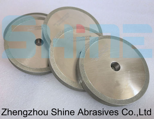 Roda de moagem de diamantes planos electroplacada para moagem de vidro de carburo de tungstênio