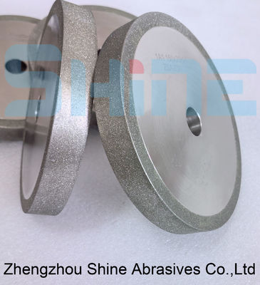 Roda de moagem de diamantes planos electroplacada para moagem de vidro de carburo de tungstênio