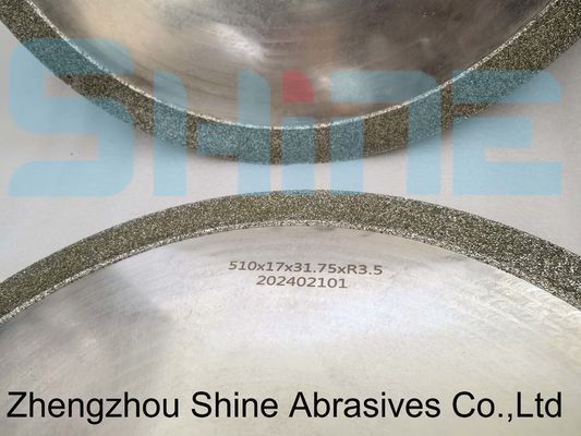 Lâmina de serradura de banda Rodas de afiar Eletroplatação de diamante