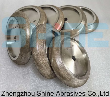 Rodas de moagem de perfis CBN eletroplastadas para afiar serras de banda de alta liga