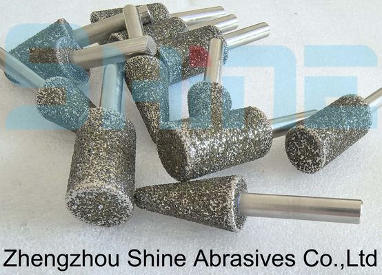 Mandrels e rodas de moagem de diamante / CBN eletroplacado para ferramentas de carburo