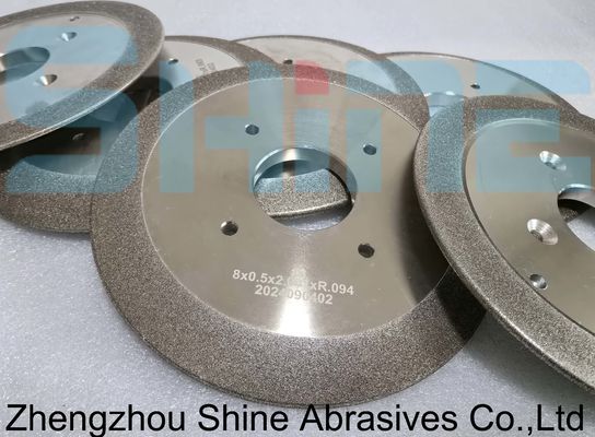 8''Electroplated CBN roda de afiar para afiar pás de serra de madeira