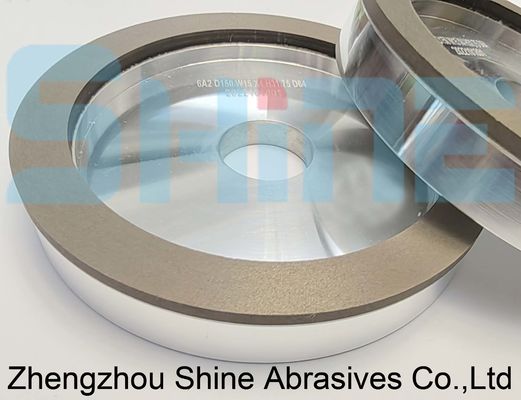 6A2 Metal Bond Diamond CBN Grinding Wheel para ferramenta HSS Alumínio de vidro cerâmico