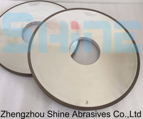 1A1 Rodas de moagem de diamantes de ligação de resina plana para vidro de cerâmica