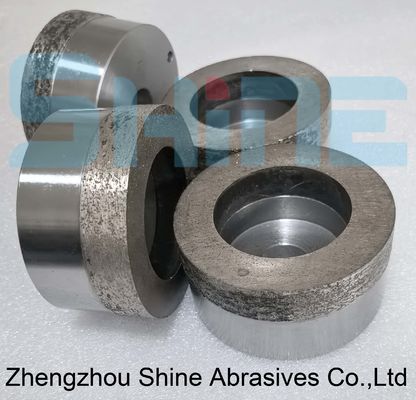 6A2 80 mm Roda de copos de diamante de ligação metálica para moagem bruta de cerâmica