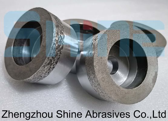 6A2 80 mm Roda de copos de diamante de ligação metálica para moagem bruta de cerâmica