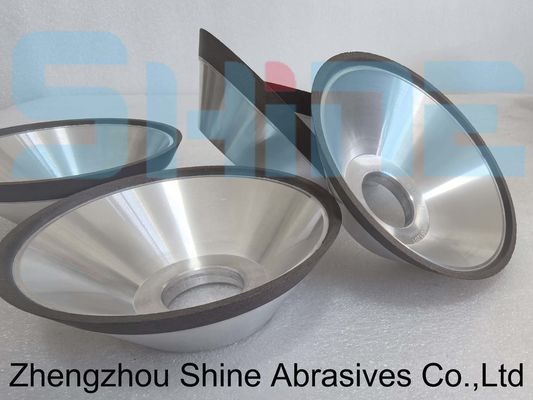 11V9 Resina de Forma de Bowl Bond Diamante / CBN Roda de Moagem Aço Inoxidável