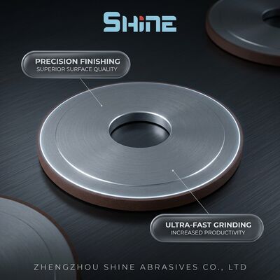 Rebolo de Retificação com Ligação de Resina Diamantada 1A1 para Carboneto de Tungstênio, Cerâmica e PDC