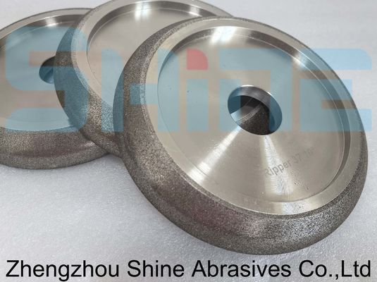 Rodas de moagem CBN de diamante eletropladas para lâmina de serra de banda de metal e solução de afiamento durável para ferramentas de corte