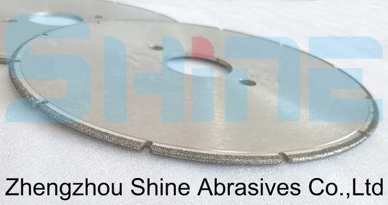 Roda de diamante eletroplata de 300 mm para moagem e corte de ferro fundido