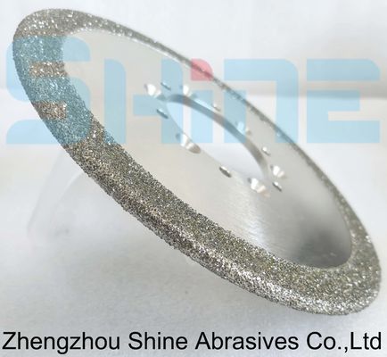 Rodas de trituração de ferro fundido de diamante electroplacado para processamento de metais