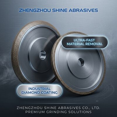 8 polegadas 203mm Wm 10/30 afiador electroplated CBN moagem roda para afiar serradura de fita