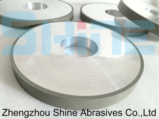 250 mm 1A1 Flat Resin Bond CBN Diamond Grinding Wheel para Carbide