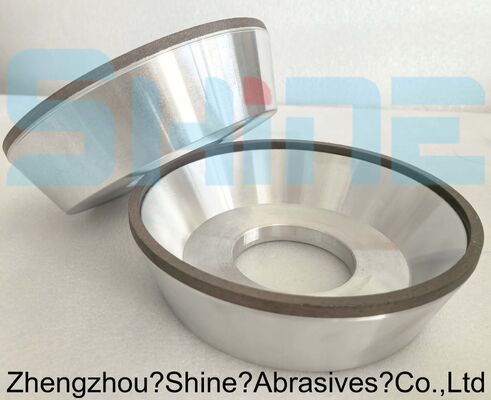 11A2 Roda de ligação de resina de diamante CBN para moagem de flautas de cortador de carburo