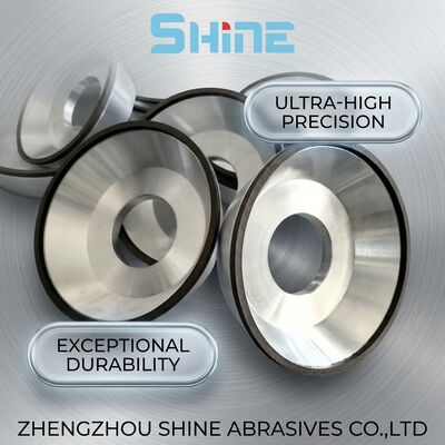 12A2 Forma de prato Resina de ligação de diamantes Rodas abrasivas Disco de moagem superior
