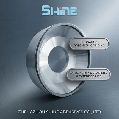 12A2 Forma de prato Resina de ligação de diamantes Rodas abrasivas Disco de moagem superior