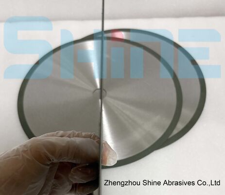 Roda de corte de diamantes de ligação de resina Material não metálico Corte de precisão para compósito LED cerâmico de quartzo de vidro