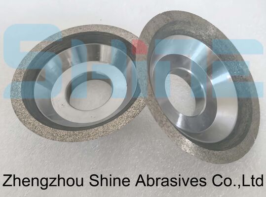 11V9 Disco de Retificação em Copo de CBN com Ligante Vitrificado 100x35x20mm para Aço Inoxidável com Retificação Anti-Risco