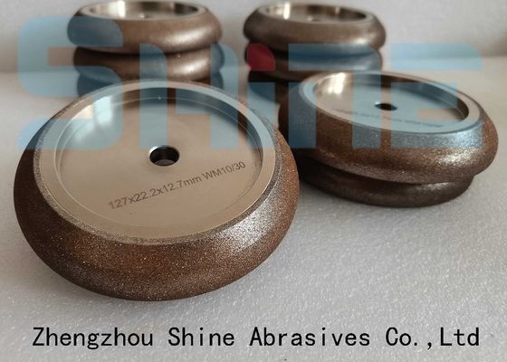 5' 10/30.875 TS CBN Rodas de afiar para lâminas de serra de banda de metal