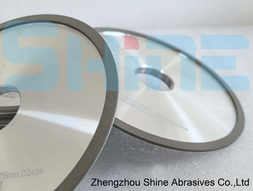 4A2 Rodas de moagem de diamantes de ligação de resina para a usinagem de carburo de tungsténio
