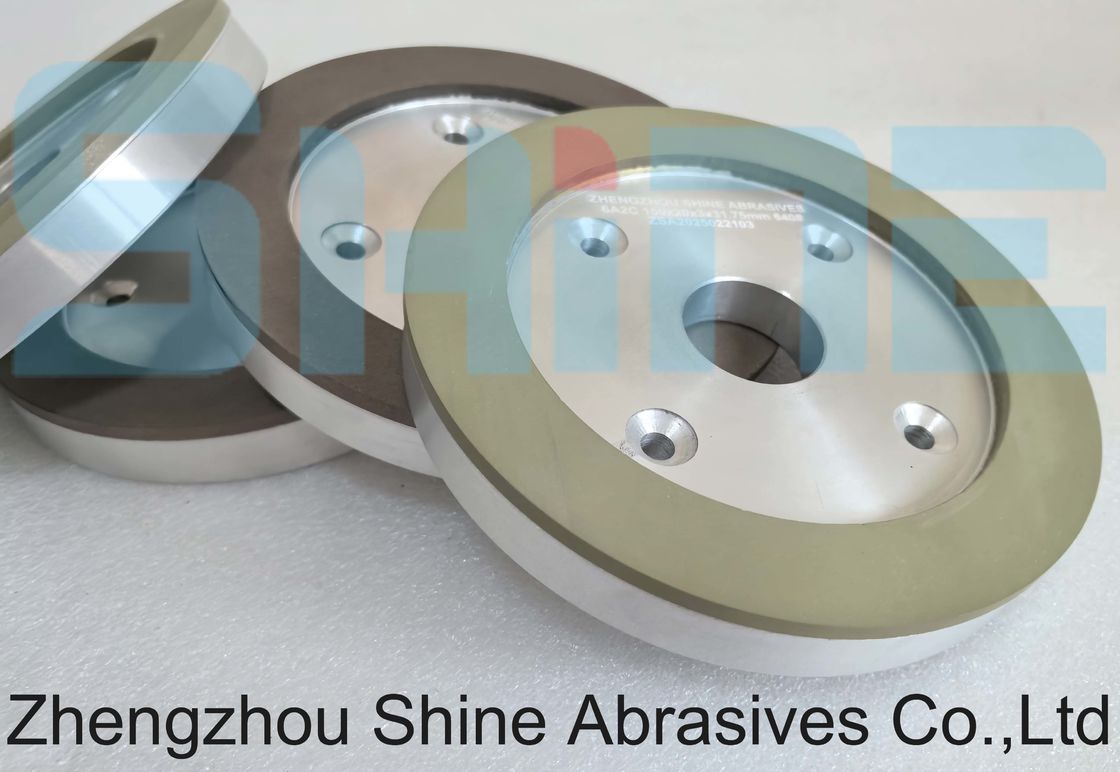 6A2C Roda de moagem de ligações de resina para afiar ferramentas de carburo metálico