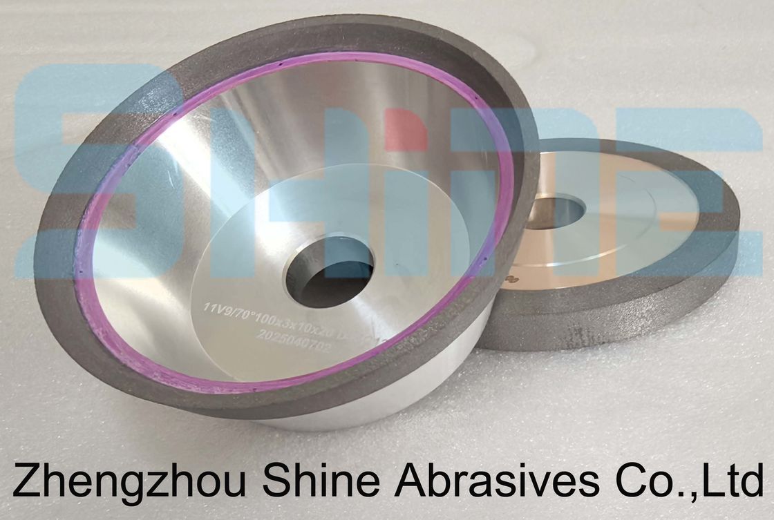 Roda de diamante CNC para brocas de carburo sólido