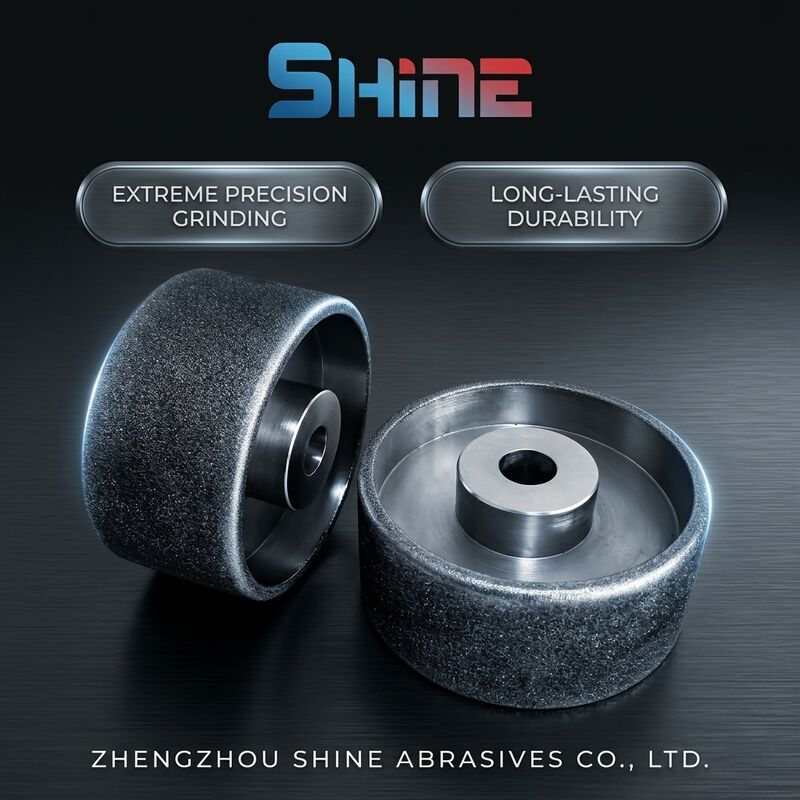 Rodas CBN eletropladas para moagem e afiamento de facas de madeira HSS