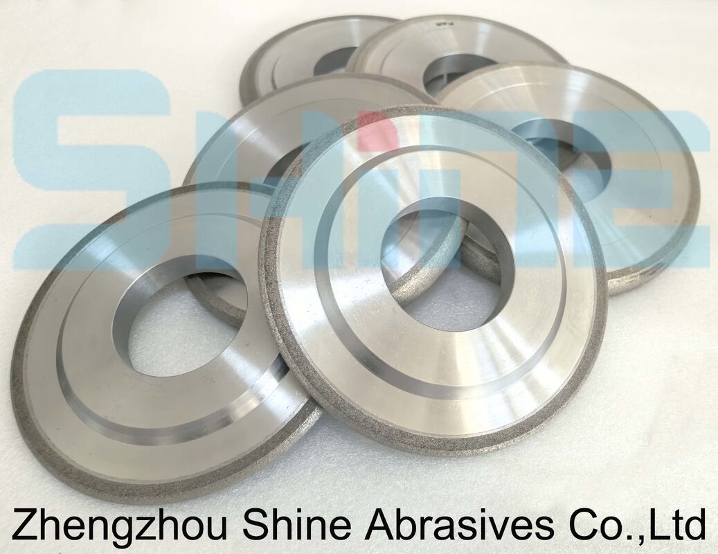 Rebolo Diamantado Metal Bond 14FF1 200mm para Retificação de Perfis de Cilindros de Metal Duro