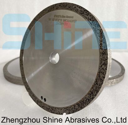 14F1 Roda de moagem de diamantes eletroplata 150mm D91 Grão afiado saliente Baixa resistência ao corte Processamento estável