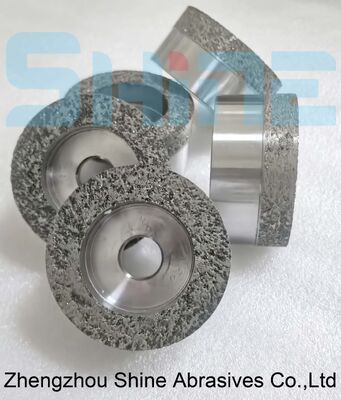 6A2 Roda de moagem de diamantes de ligação metálica de 150 mm D126 para operação contínua de bordas de vidro